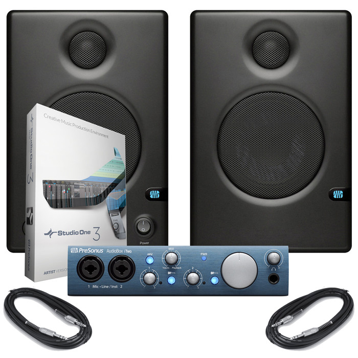 Presonus Ceres C4.5BT (Pair) with AudioBox iTwo