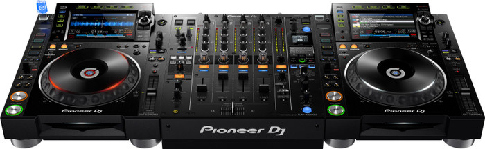 Pioneer DJM-900NXS2 (Single) DJ Mixer with CDJ-2000NXS2 Turntable (Pair) 