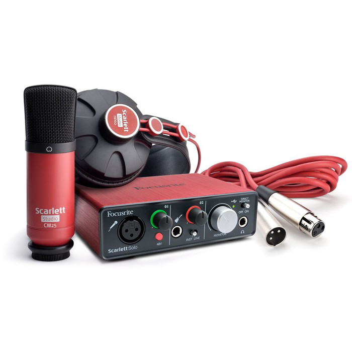 Used Focusrite Scarlett Solo Studio Pack