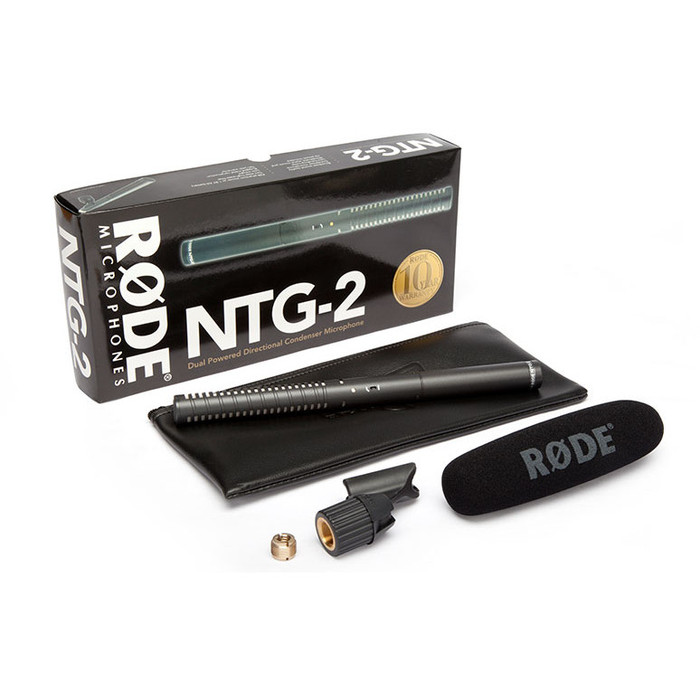 Rode NTG-2 Lightweight Condenser Shotgun Microphone 