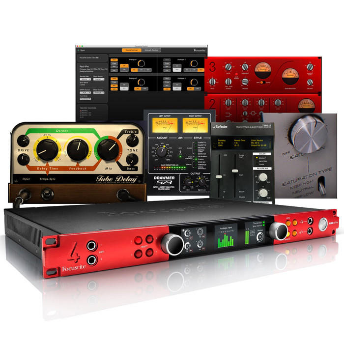 Focusrite Red 4Pre Audio Interface With Software