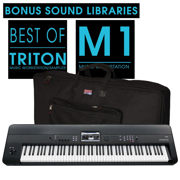 Korg Krome 88 With Pro Keyboard Bag & Bonus Sound Library