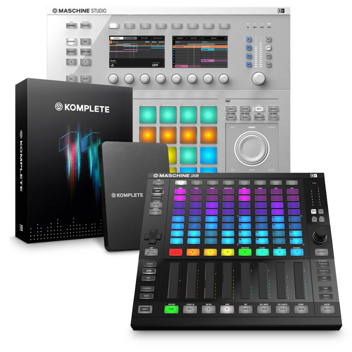 Native Instruments Maschine Studio (White) With Maschine Jam & K11