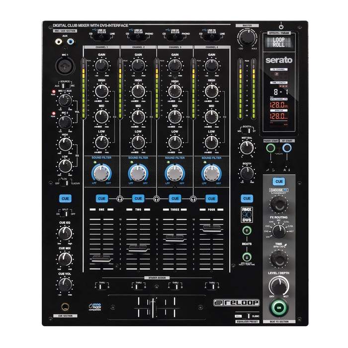 Reloop RMX-90 DVS DJ Mixer Top