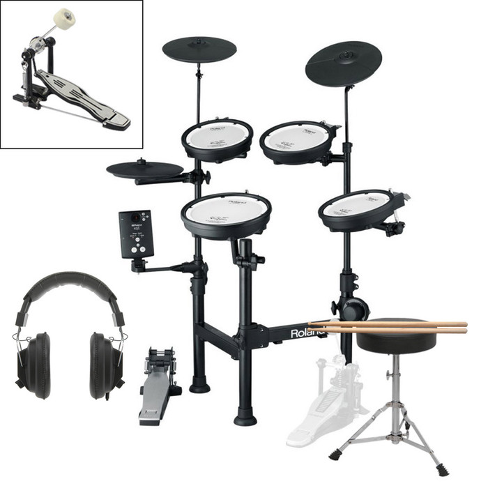 Roland TD-1KPX With Sticks, Stool & Headphones