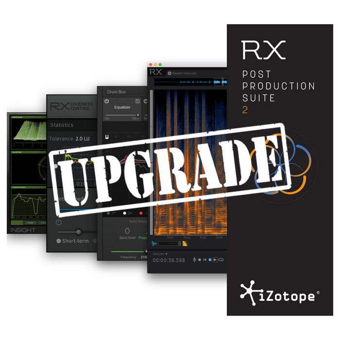 iZotope RX Post Production Suite 2 UPGRADE from RX 1-5 Advanced