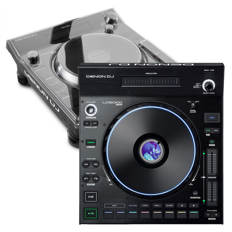 Denon LC6000 Prime with Decksaver Cover