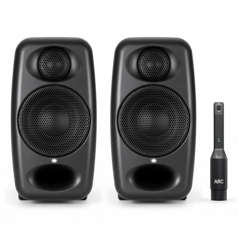 IK Multimedia iLoud Micro Monitor Pro (Pair) Studio Monitor Pair Mic Front