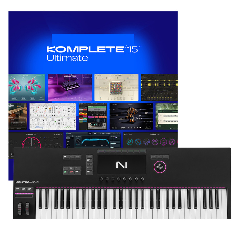 Native Instruments Kontrol S61 MK3 with Komplete 15 Ultimate