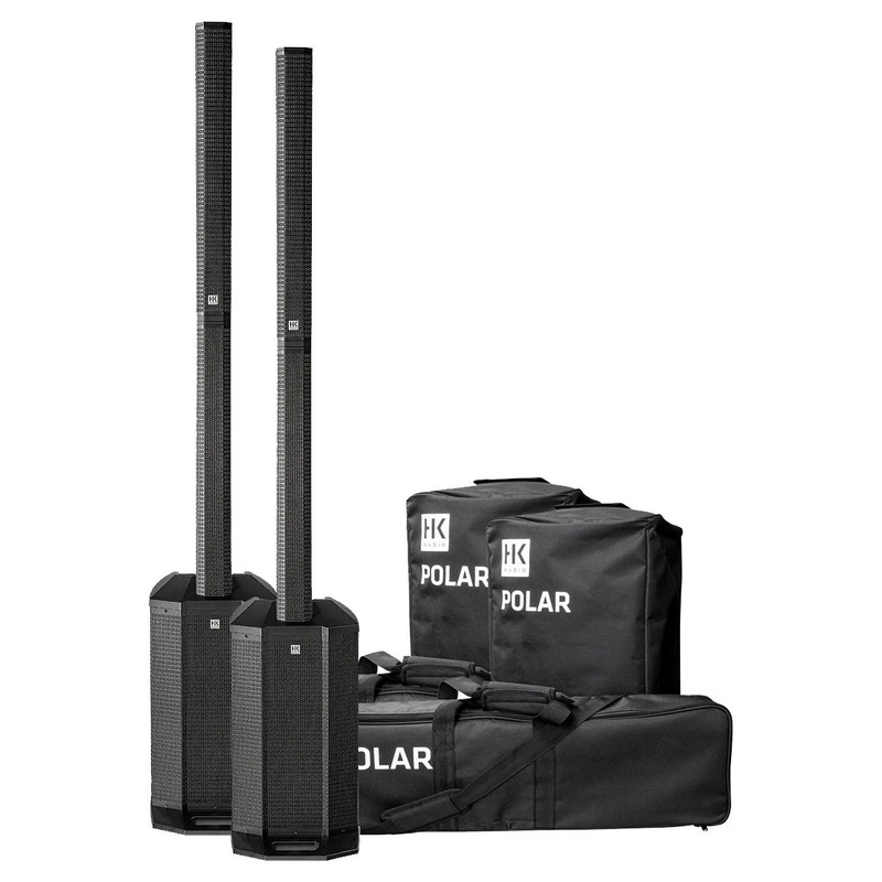 HK Audio Polar 8 (Pair) with Bags and Covers