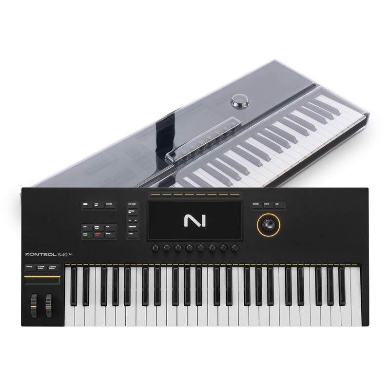 Native Instruments Kontrol S49 MK3 with Decksaver Cover Main