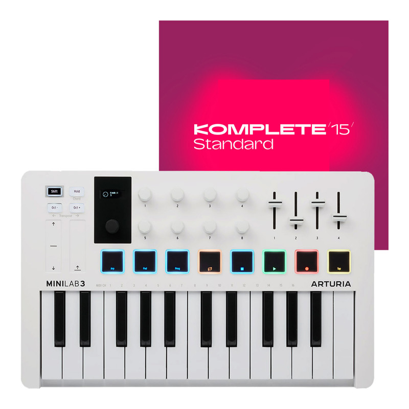 Arturia Minilab MK3 with Komplete 15 Standard Main