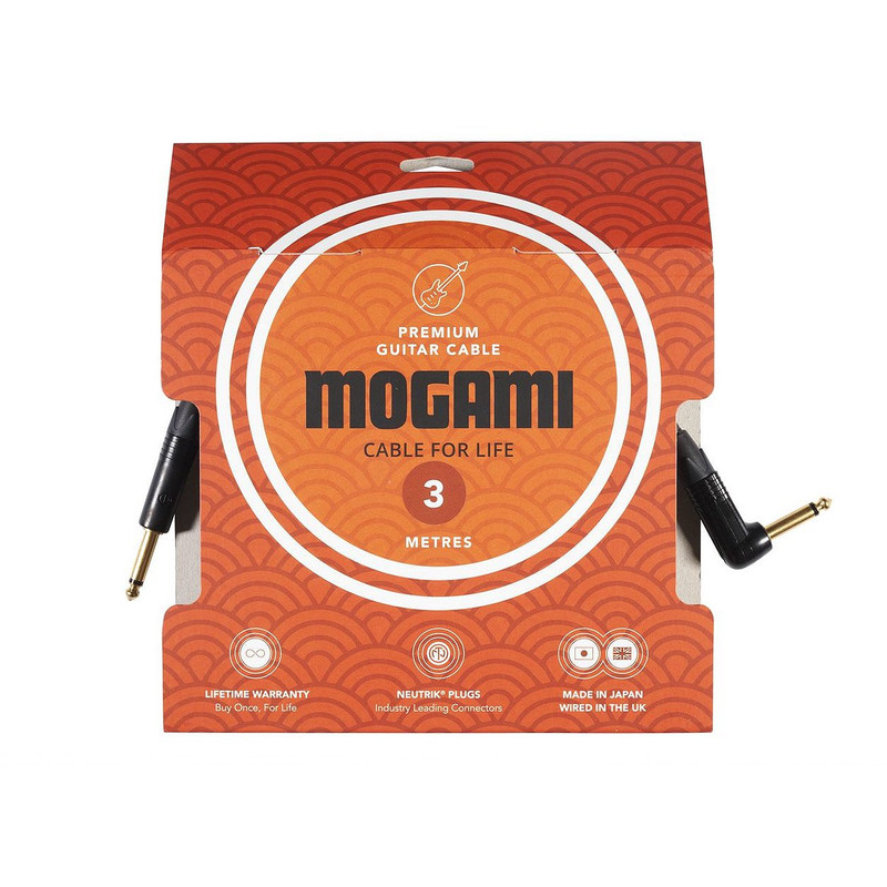 Mogami TS (M) - TS (M) 3m (One Straight, One Angled) Packagae Back