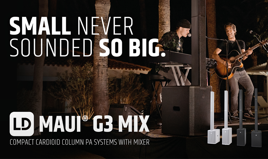 LD Systems Maui G3 Mix Active PA Column Speakers