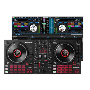 Numark Mixtrack Platinum FX with Serato DJ PRO (Download) 4-Deck ...