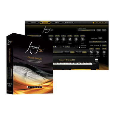 Synthogy Ivory II Grand Pianos (Download) Piano VST Instrument.