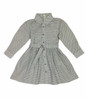 Gray Polka Dot Dress, Toddler Girls