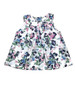 Floral Pleated Bow Top, Little Girls