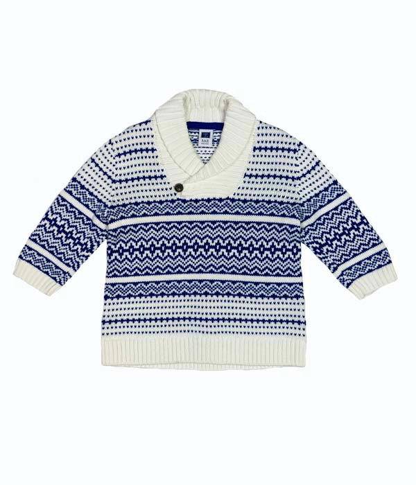shawl collar sweater baby boy