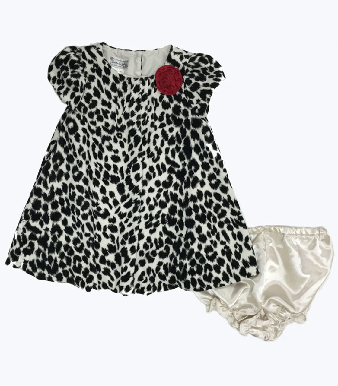 animal print kids dress