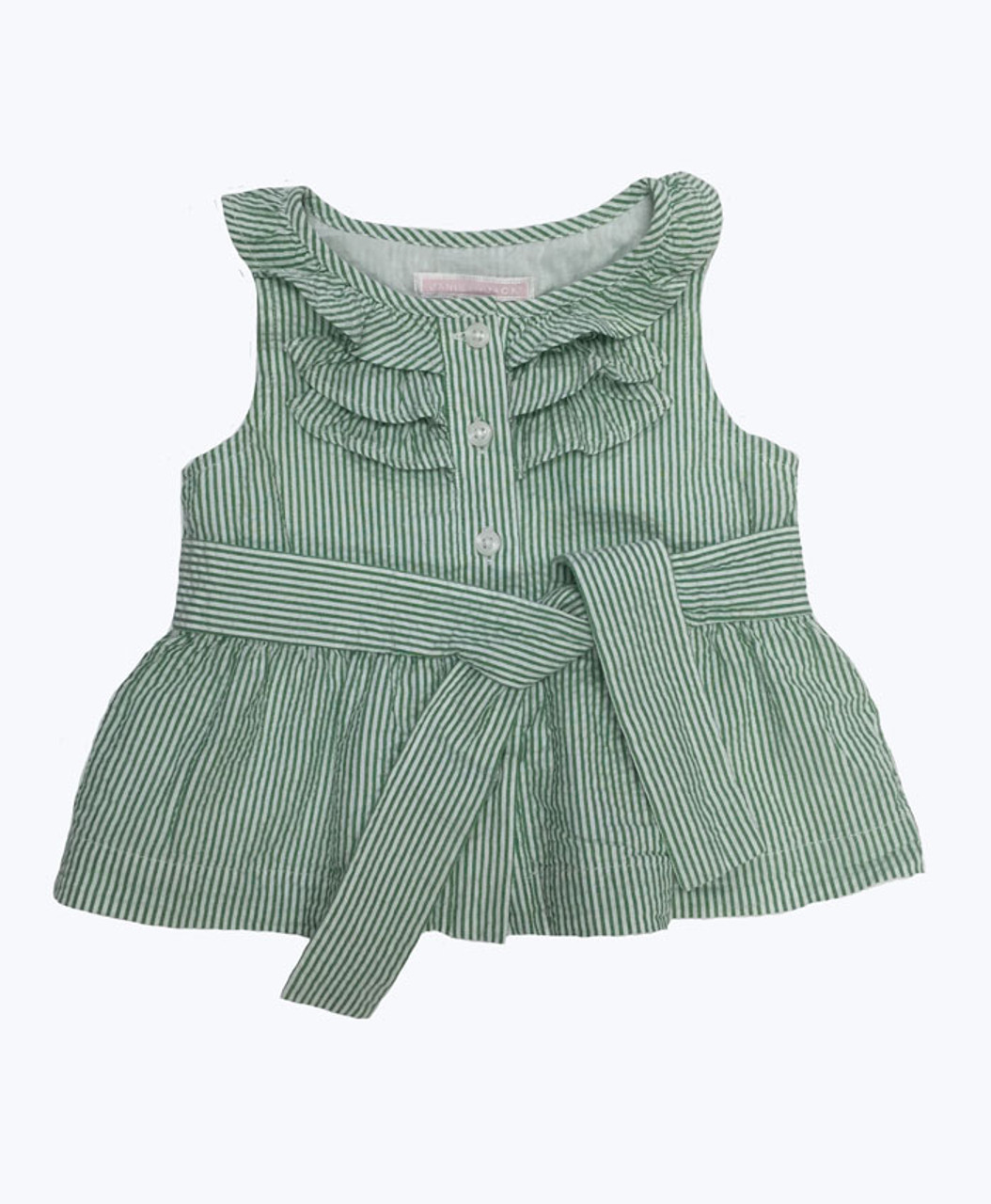 Janie And Jack Baby Girls Seersucker Top Berri Kids Resale Boutique