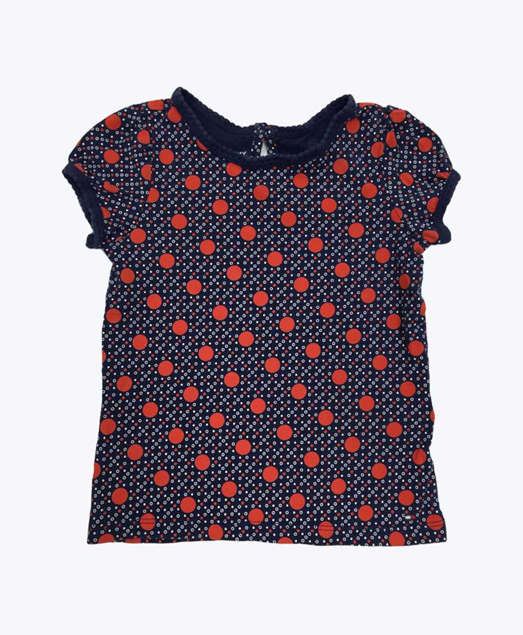 Tommy Hilfiger Girls Polka Dot Tee Berri Kids Resale Boutique