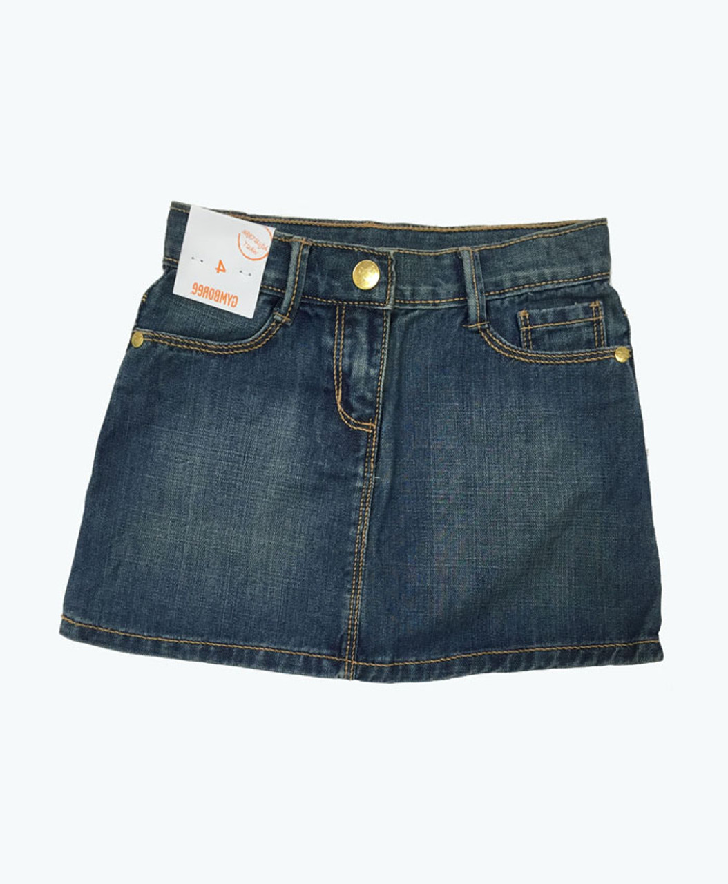 kids denim skirt