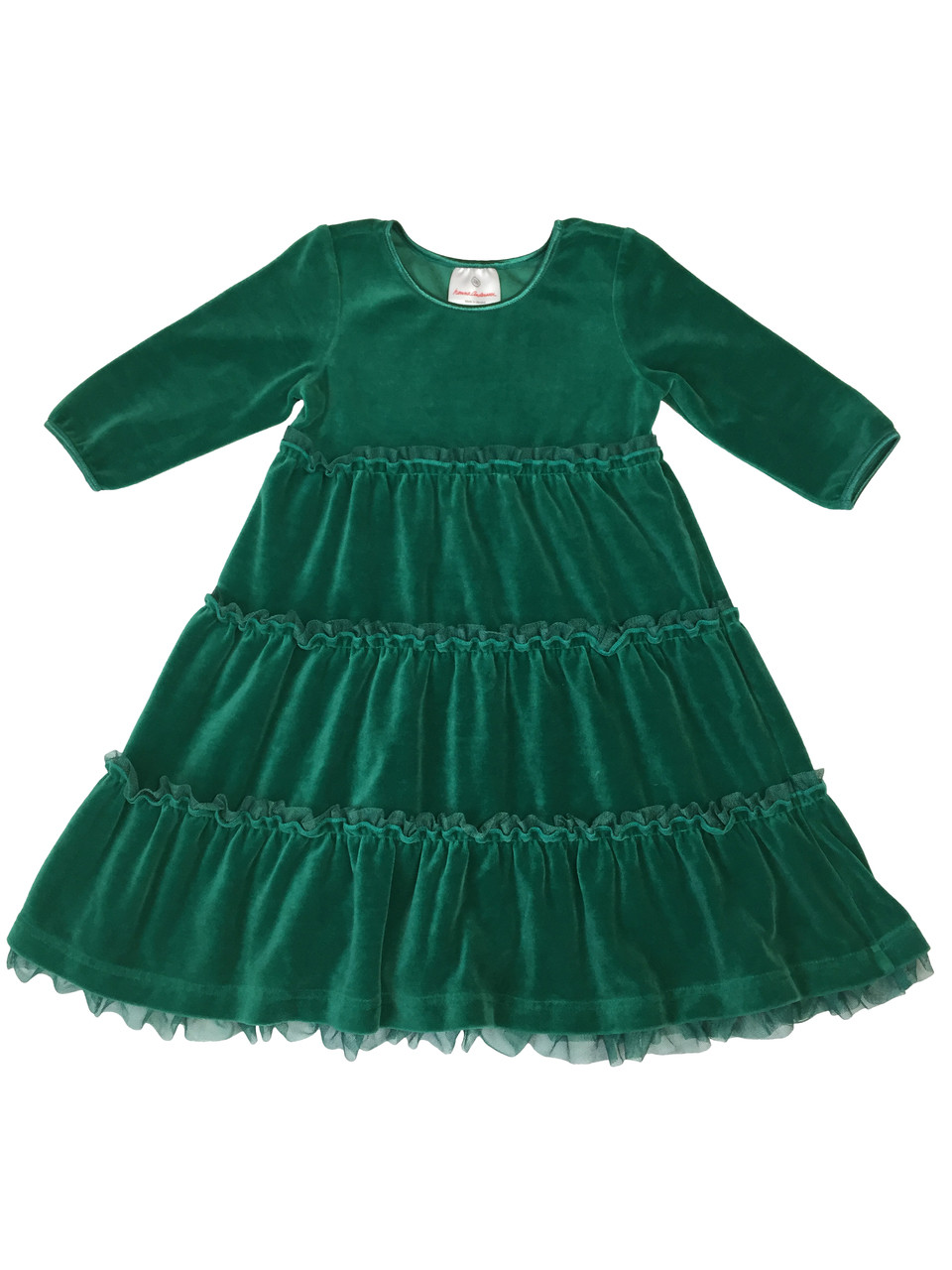 baby girl forest green dress