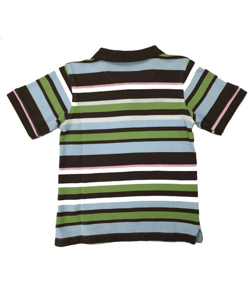 Multi-Color Striped Polo, Toddler Boys