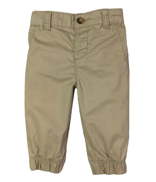 baby khaki joggers