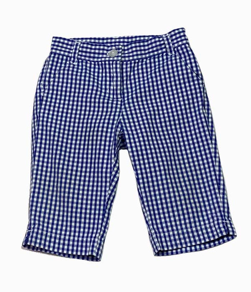 Blue and White Checkered Pants, Baby Girls