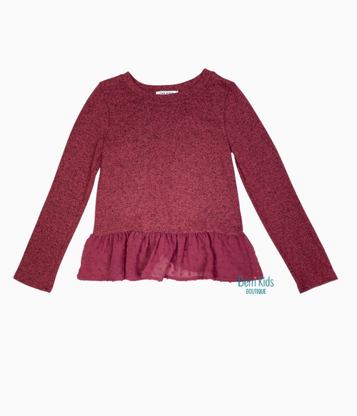 Pink Ruffle Top, Little Girls