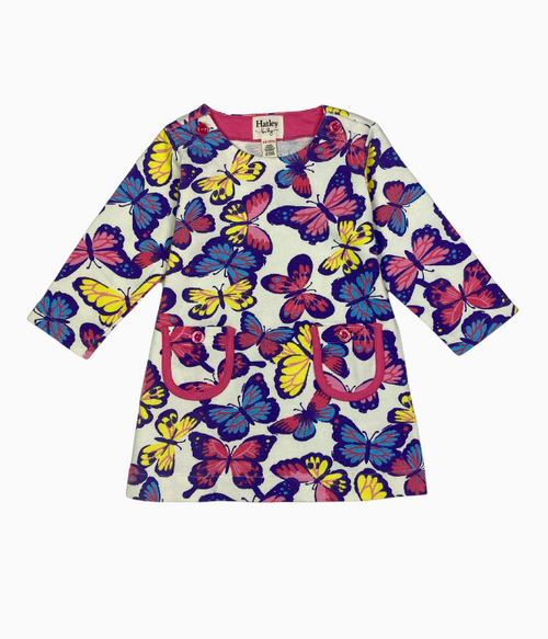 Butterflies Mod Dress, Baby Girls