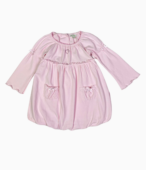 Pink Balloon-Skirt Dress, Baby Girls