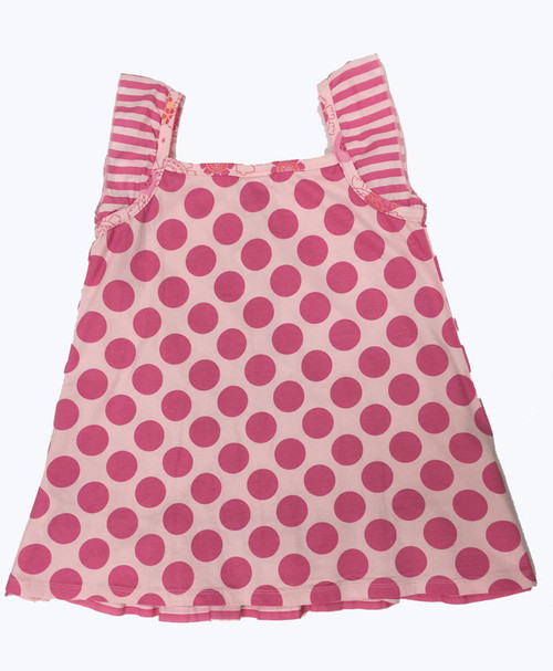 Pink Polka Dot Tunic, Big Girls