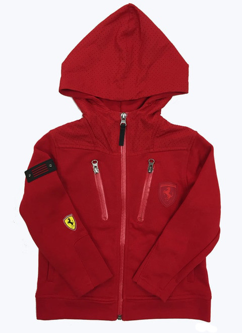 ferrari zip hoodie