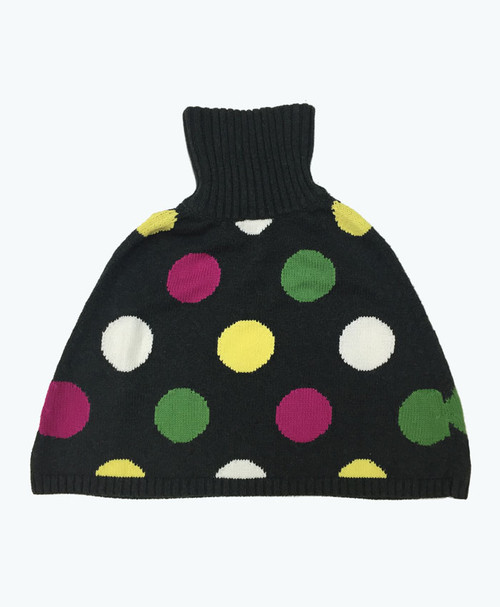 Polka Dots Poncho Sweater, Toddler Girls