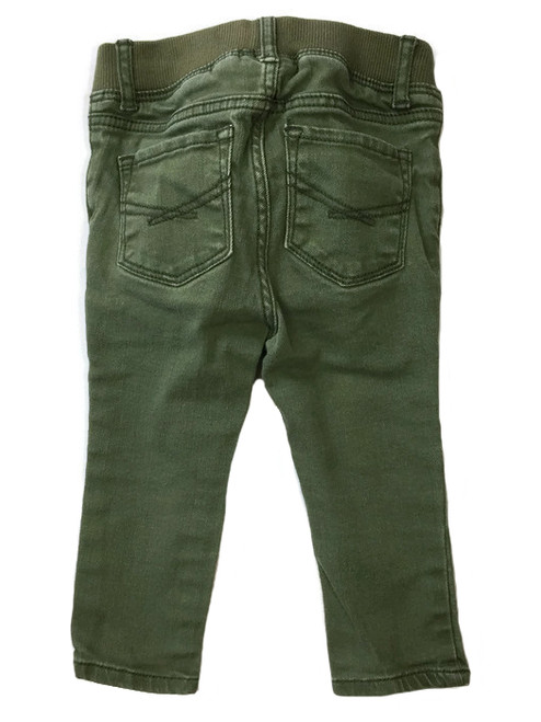 olive green denim pants