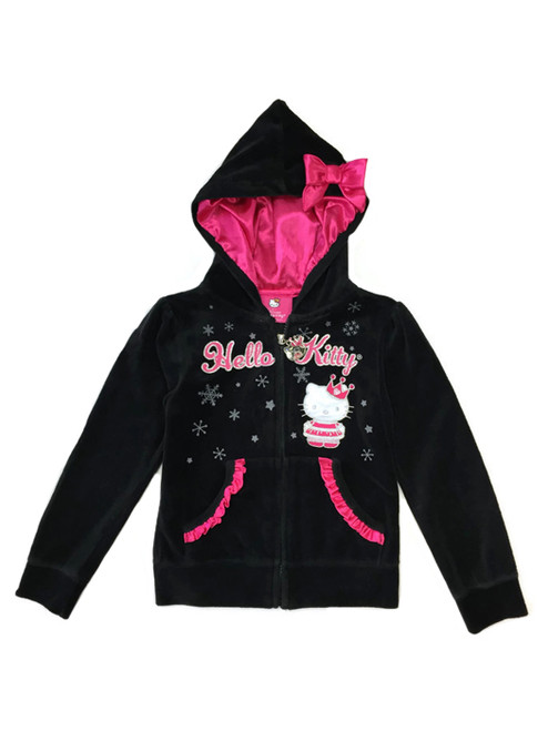 black hello kitty jacket