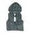 Gray Fuzzy Hooded Vest, Baby Girls