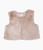 Pastel Pink Faux Fur Vest, Toddler Girls