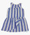 Linen Blend Striped Sun Dress, Little Girls