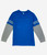 Blue Doublesleeve Sueded Jersey, Big Boys