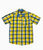 Yellow/Blue Plaid Button-Up Shirt, Big Boys