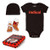 Baby Boy 3-Piece "Radical" Bodysuit, Hat & Socks Gift Set