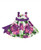 Purple Blossom Print Dress w/ Matching Shrug, Baby Girls