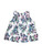 Floral Pleated Bow Top, Little Girls