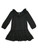 Black Ruffle Dress, Toddler Girls