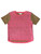 Pink and Metallic Gold Pullover Sweater, Little Girls