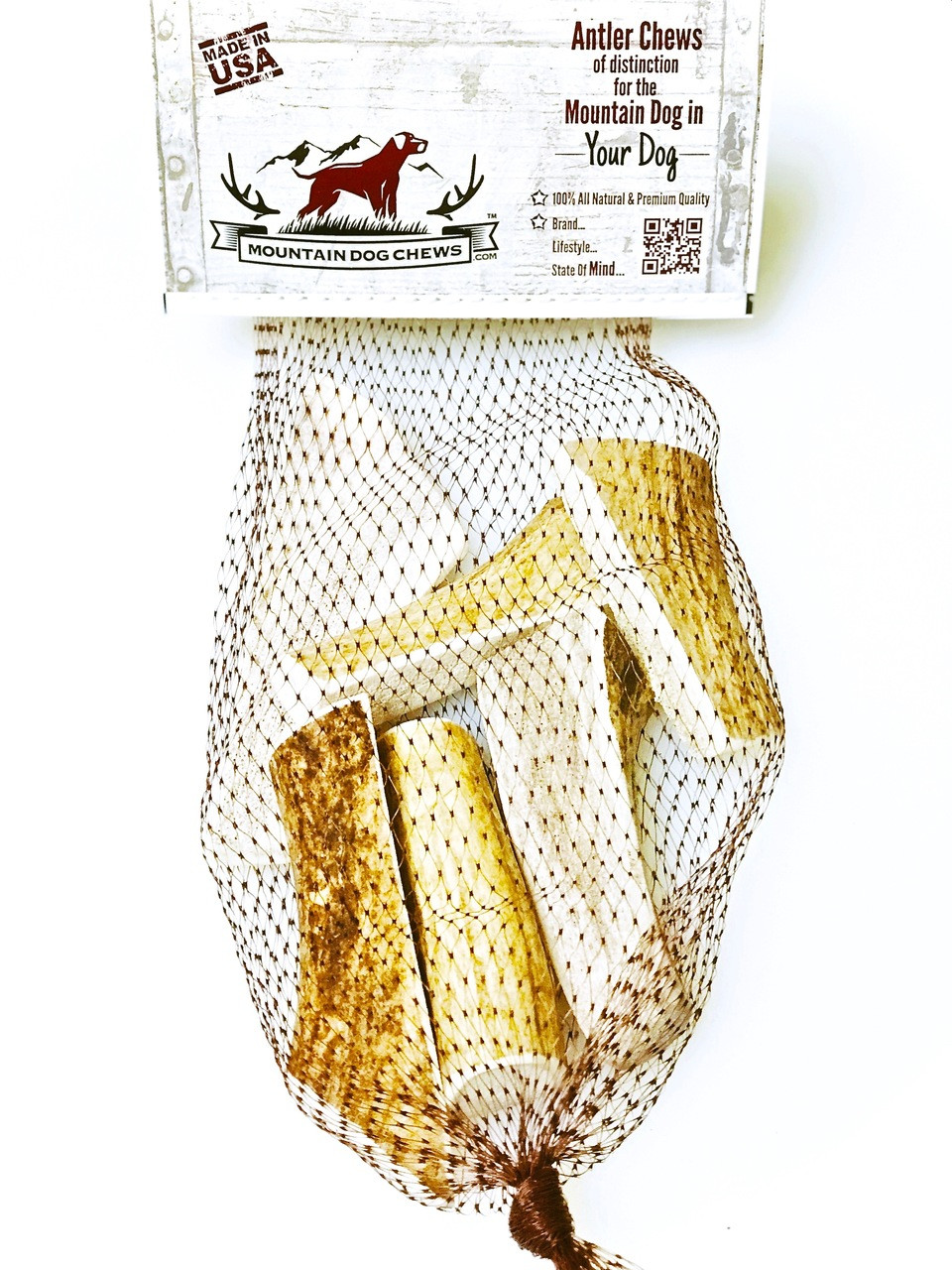 Elk Antler Chews Premium Dog Treats Gear Mountain Dog Chews